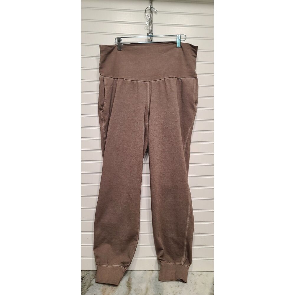 Old Navy Womens Maternity Light Brown Jogger Pants Size M NWT